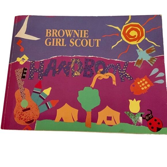 Brownie Girl Scout Handbook Vintage 1993 Paperback - Picture 1 of 12